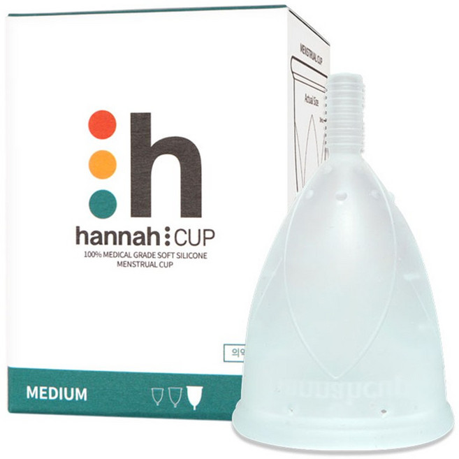 생리컵 중형 + 파우치 랜덤 발송, 1세트