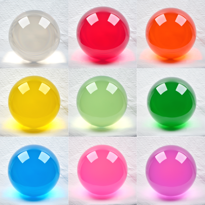 컬러 투명 비즈 클리어 하드볼 스페어볼 볼링공, 14파운드, 11. 검정색, 1개