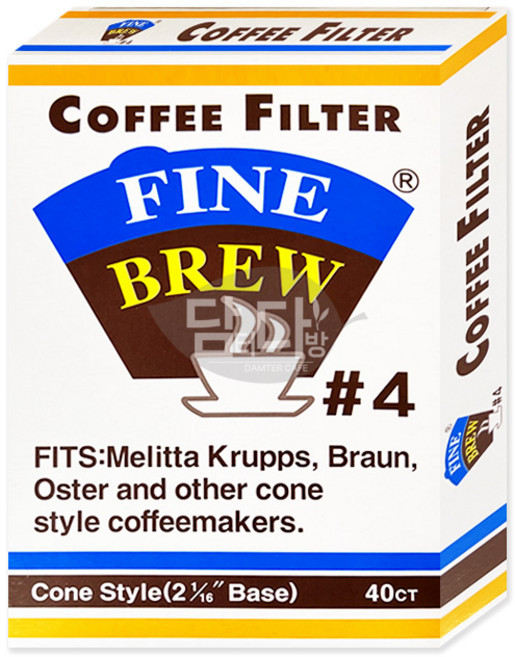 커피 여과지 #4번, 1개, 1개