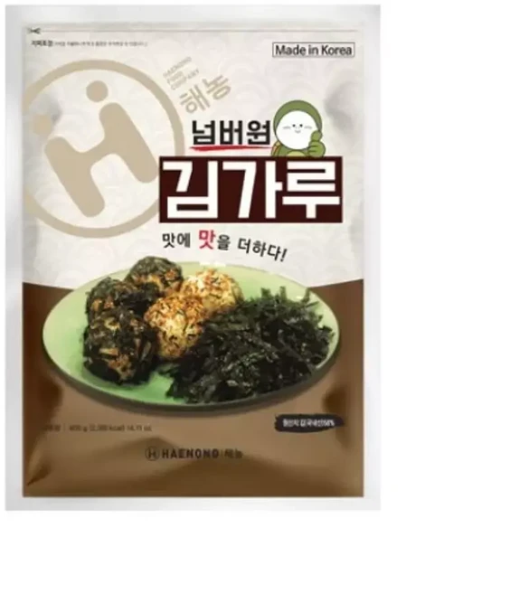해농 넘버원 김가루 x 1봉 조미 고명 요리 주먹밥 볶음밥, 1개, 400g