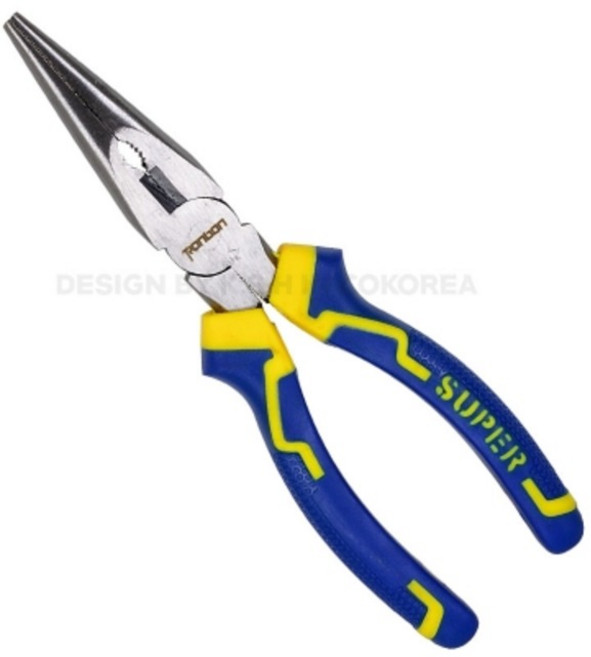 미란다 롱노우즈 플라이어 8인치 블루, 13 co 미란다 롱노우즈 8인치 블루, 1개