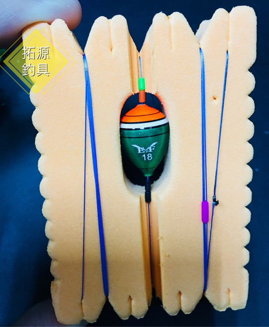拓源釣具 展鷹 Y-61 西瓜天平阿波 6尺 天平專用釣蝦阿波線組, 橘頭,16號, 1個