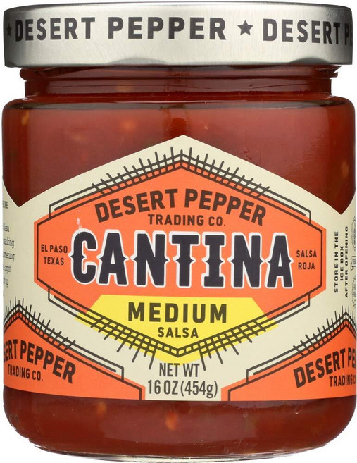 Desert Pepper Trading Cantina Salsa 미디엄 레드 473.2ml(16온스), 1