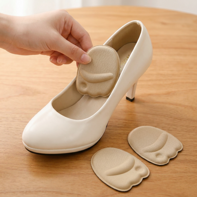 씨티엔 구두 앞꿈치 쿠션 패드 신발클때 충격완화 깔창, 2세트