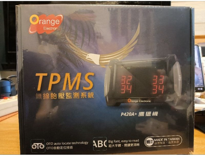 Orange Electronic 無線胎壓監測系統 P420A+, 1個