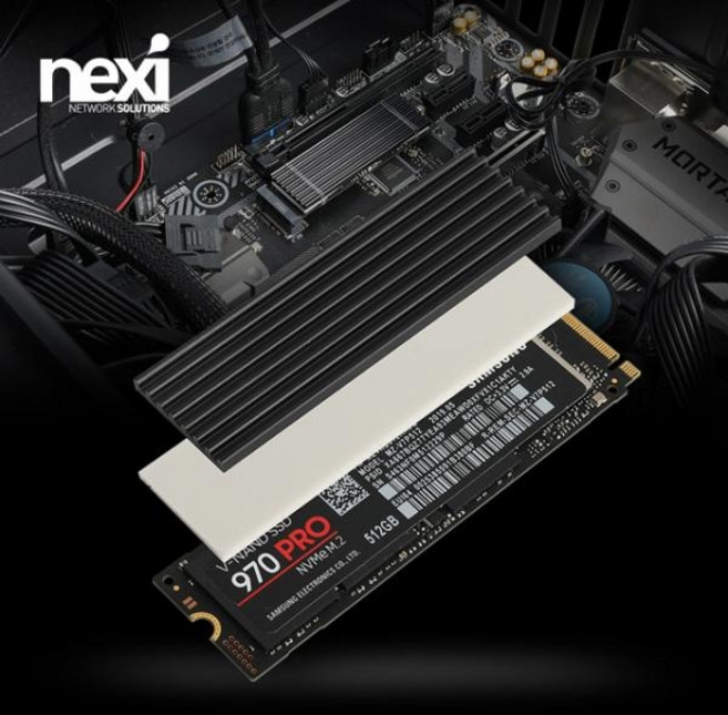 [NEXI] NX-HS03 [NVMe M.2 SSD 방열판] [NX1057] [블랙]