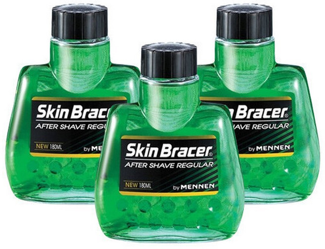 멘넨 오리지날 스킨브레이서 애프터쉐이브 레귤러 스킨 180ml 유리병 3개묶음, 3개