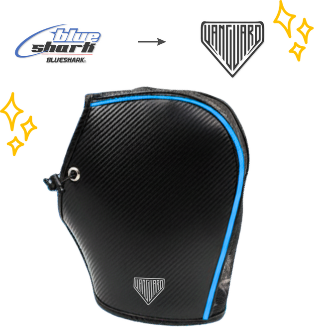 뱅가드 블루샤크 카본 여름토시 오토바이 핸들토시 여름 방수토시 바이크 쿨토시 핸들커버, 블랙