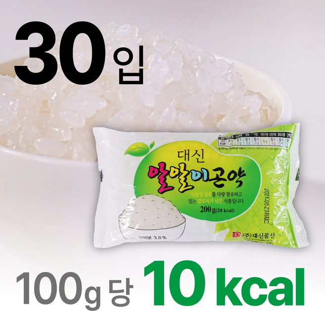 대신물산 알알이 곤약 습식타입, 30개, 200g