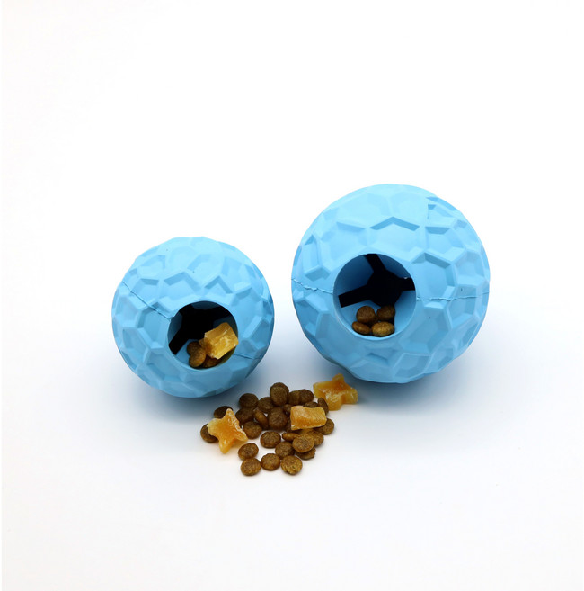 브이킹 강아지 노즈워크 고무 공, 소, 1개