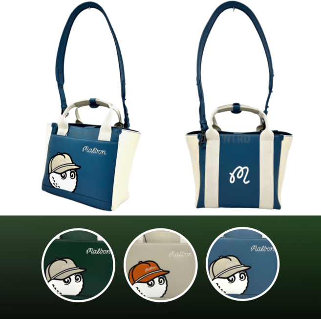 말본 골프 가방 시그니처 토트백, 1개, 03.블루