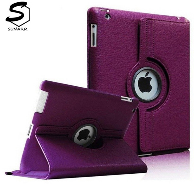 아이패드 프로2세대 12.9인치 2017년형 A1670 A1671 360도회전 가죽 태블릿 케이스, stc010 화이트, 1개