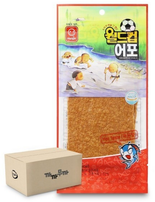 한진 월드컵 어포 매운맛 (-), 2박스, 24g