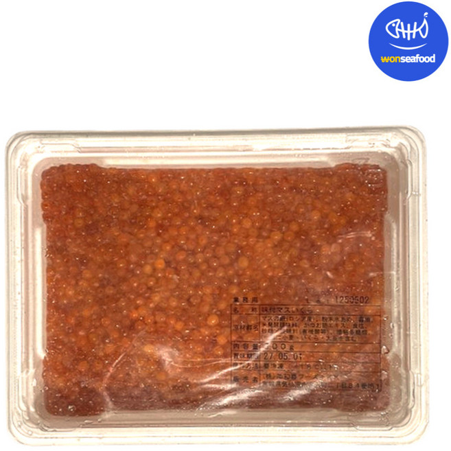 원씨푸드 북해도 연어알 일반형 500g 이꾸라 이쿠라 간장절임 쇼유 쯔케, 1개