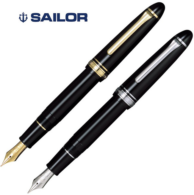 세일러 만년필 프로피트 21K 블랙, 블랙 은장, EF