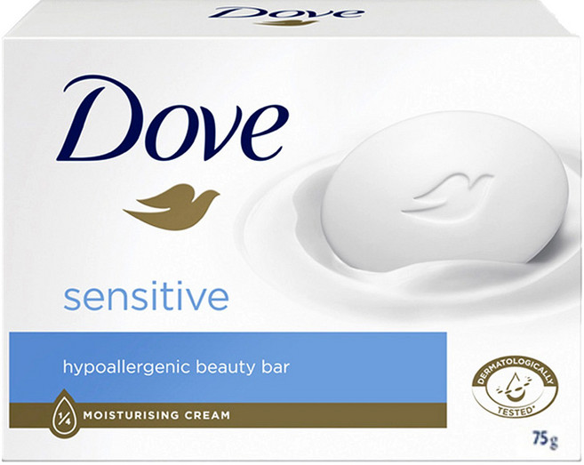 도브비누 뷰티바 센서티브, 75g, 2개입