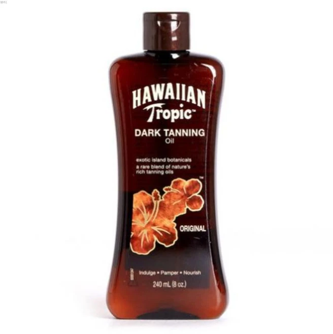 HAWAIIAN TROPIC 태닝 오일 SPF 0 240ml, 1개 - 쿠팡