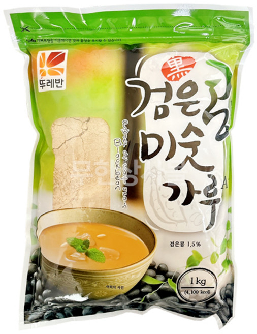 뚜레반 검은콩 미숫가루, 1kg, 1개