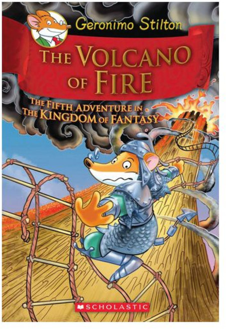 영문 영어 유아 도서 Geronimo Stilton and the Kingdom of Fantasy #5: The Volcano Fire Paperback 미국판 1658009, 영문 영어 유아 도서 Geronimo Stilton a