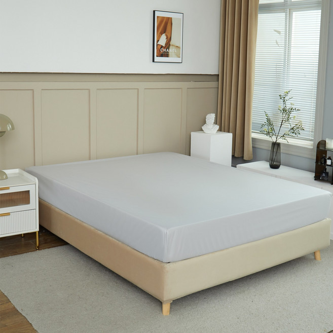 사계절 방수 매트리스 커버, 회색