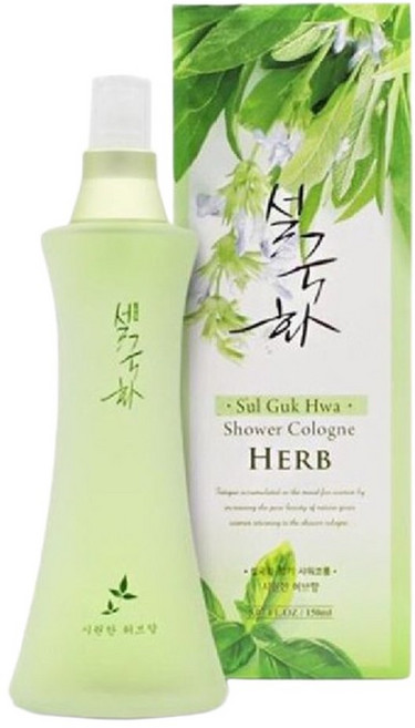 설국화 샤워코롱 바디 향수 샤워 향수 허브향 150ml, 1개