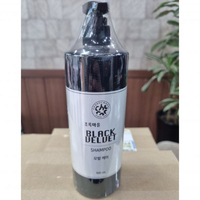 초록마을 블랙벨벳샴푸(500mL)x2 (1000mL), 500ml