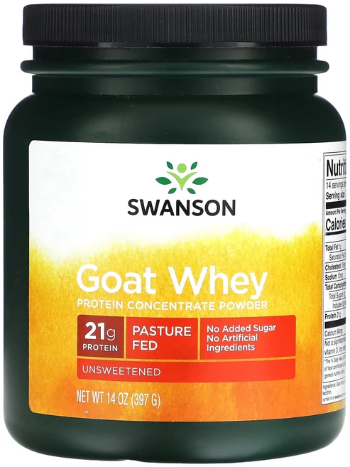 Swanson 산양유 농축 유청 단백질 분말 무가당 397g(14oz), Swanson산양유농축유청단백질분말무가당397g14oz, 397g, 1개 - 쿠팡