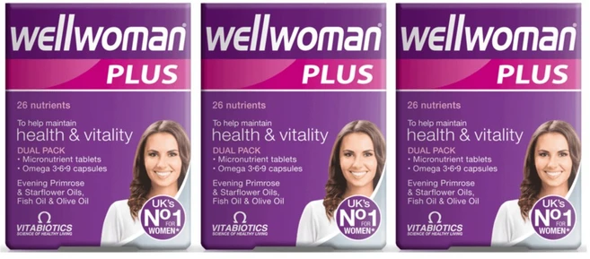 비타바이오틱스 Wellwoman Plus 56정 x3 - 쿠팡