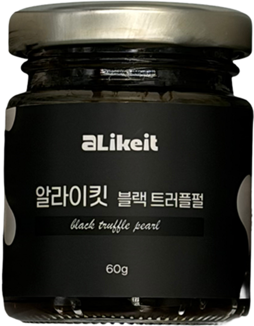 알라이킷 블랙 트러플펄 파스타 스테이크 샐러드 소스 저칼로리 제로슈거 60g, 1개