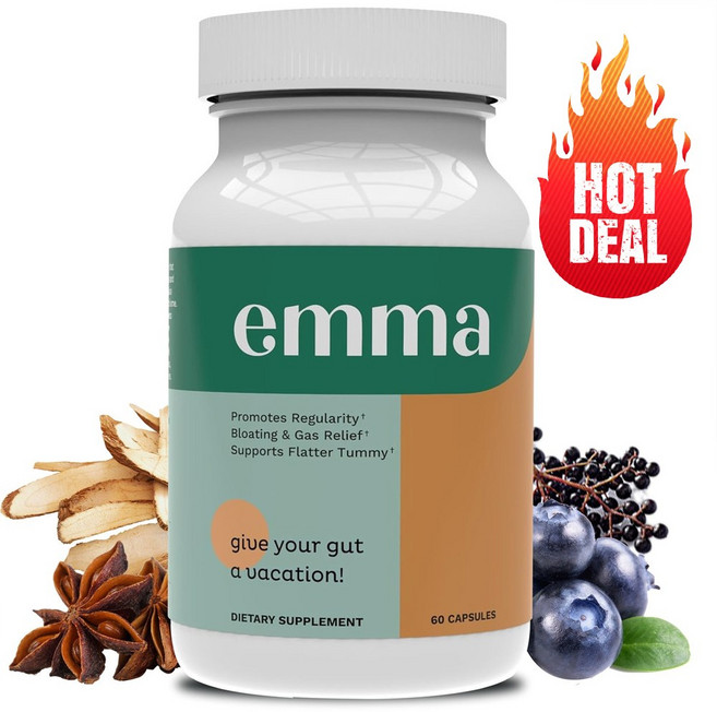 장 청소 캡슐은 장내 균형을 회복하고 몸이 부드럽지만 완벽하게 배변할 수 있도록 도와줍니다. 아침에 복용하세요., 3개, 60정