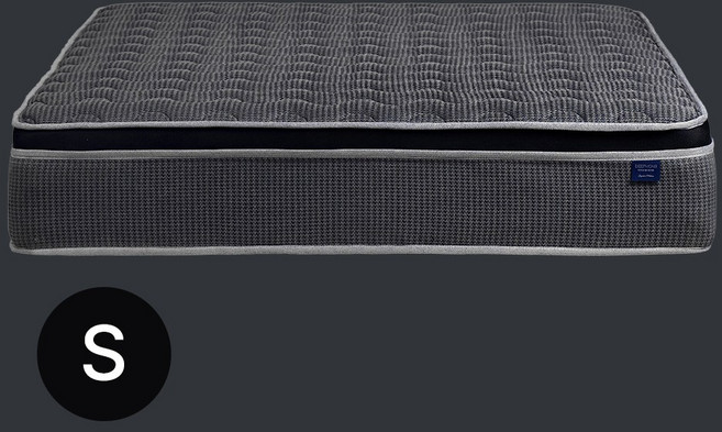 대한민국 으뜸 딥몽 시그니처 플러스 한국인 체형 맞춤 설계 매트리스 허리에 좋은 침대 수면 단단한 사이드벽 미디엄 하드 S, 중간 단단함, 27cm