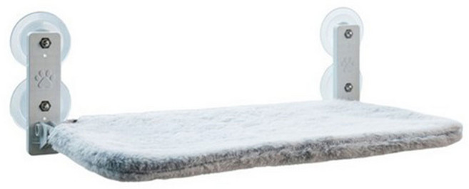 메일켓 사계절 고양이 창문해먹 거치대 휴식 흡착 창틀 침대 튼튼한, 블루