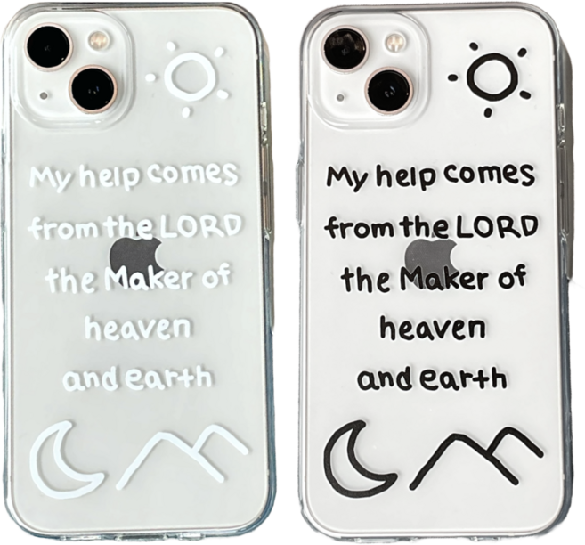 [구름조각] 나의 도움은 천지를 지으신 여호와에게서로다 휴대폰케이스 - 성경말씀케이스