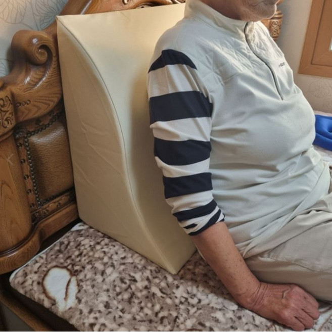 nsbs-pc5033 고급 자세변환용구 등받이 등쿠션 체위변경 침대 삼각쿠션 노인 와상환자 욕창방지 예방 노인 장기요양 복지용구 실버용품 요양등급 어르신용품, 1개, 노인장기요양등급 구입(본인부담금 9%)