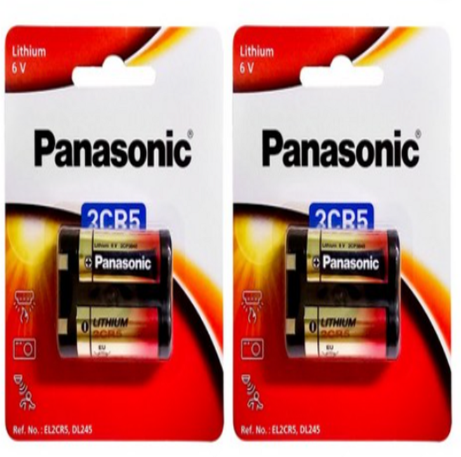 파나소닉 카메라용 리튬 건전지 2CR5 6V, 1개입, 2개