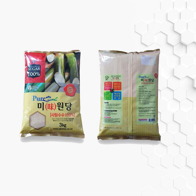 DW744B20 3kg 고급설탕 비정제원당 사탕수수원당 방효식품용설탕 설탕, 1개