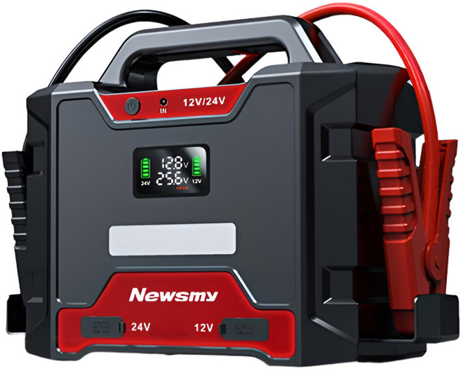 포센 점프스타터 역방향 충전보호 12V전용24V겸용 초고용량 초강력 시동 무제한 점프스타트 저온 스마트예열, 1개, 12V전용 40,000mAh +역충전지원