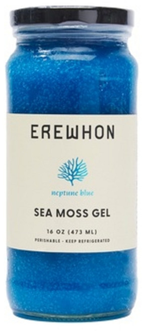 [미국직배송] 에러헌 씨모스젤 면역력 강화 헤일리비버 스무디 6가지 맛, 에레혼 넵튠 블루 씨모스 젤, 1개, 473ml