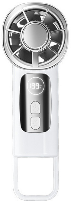 아이스 급속 냉각 쿨링 휴대용 미니 선풍기 USB 충전, 화이트, Y51