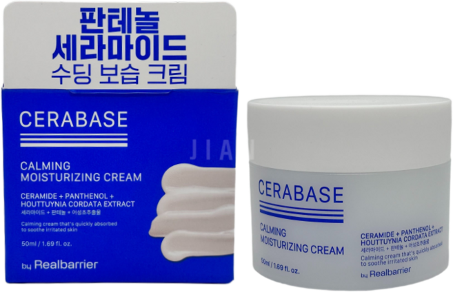 바이 리얼베리어 세라베이스 카밍 모이스처라이징 크림, 1개, 50ml
