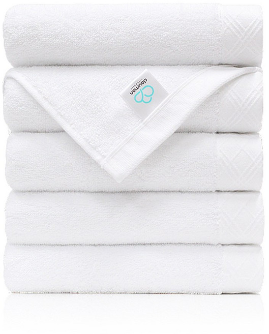 먼지없는 호텔수건 코마사 디아망 30수 150g CP30150, 화이트, 15개