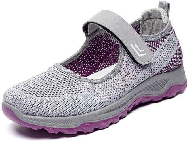 휘잇 여성 발편한 스트랩 매쉬 기능성 메쉬 샌들 슬립온