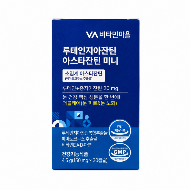 비타민마을 루테인지아잔틴 아스타잔틴 미니, 30정, 12개