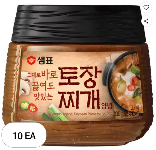 샘표 토장찌개양념, 910g, 10개