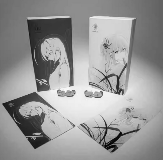 MOONDROP LAN 2 REF/POP 인이어 이어셋 음악 게이밍 HiFi 이어폰, REF버전 그레이, LAN 2모델