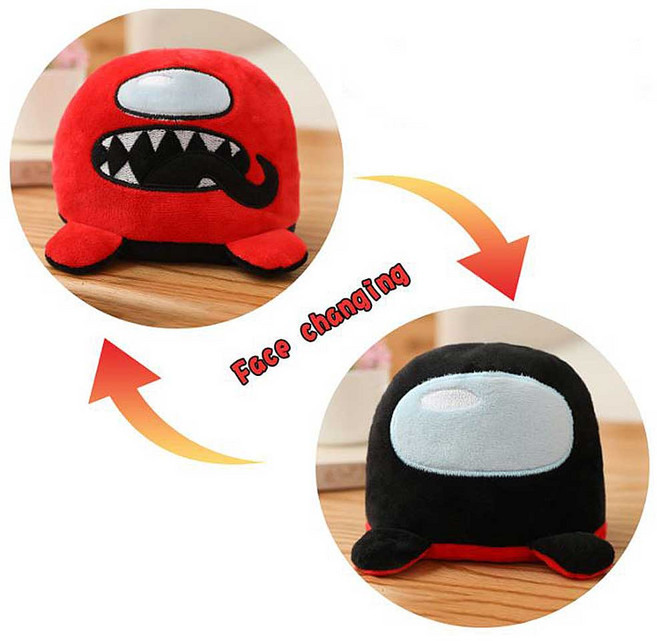 반전 어몽스터 인형 키링 가방 고리, 반전 몽스터키링(파랑)