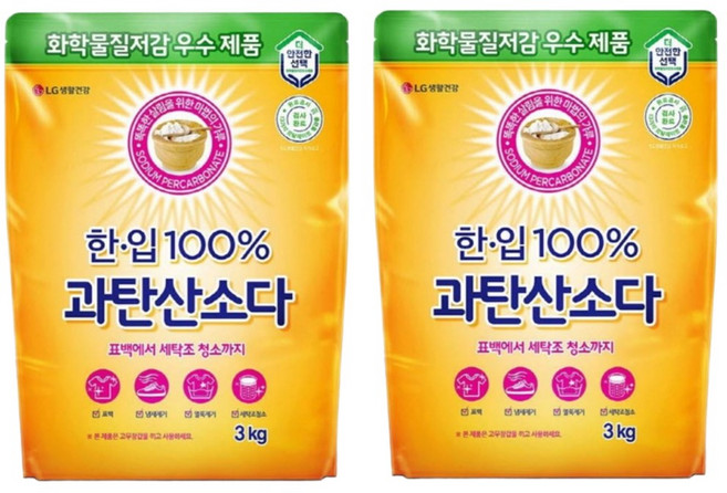 한입 100% 과탄산소다, 3kg, 2개
