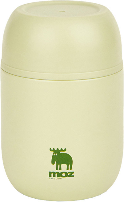 MOZ 스웨덴 포스코 316 스텐 푸드자 보온 도시락 보온 죽통 480ml, 포레스트그린, 1개