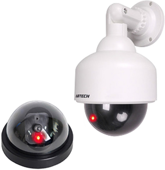 다감컴퍼니 보급형 돔카메라 블랙 + 최고급형 방수 스피드돔 야외 카메라 화이트 세트