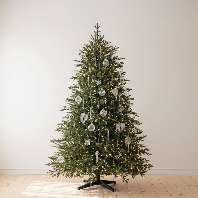 도파밍 프리미엄 크리스마스 트리 PE 1.5m~2.1m 전구 오너먼트 장식 풀세트